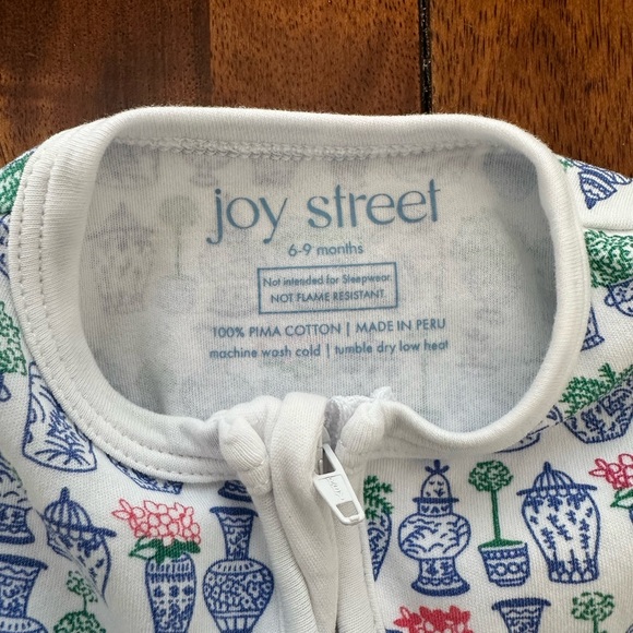 Joy Street Chinoiserie Baby Footie Double-Zipper - Picture 3 of 3